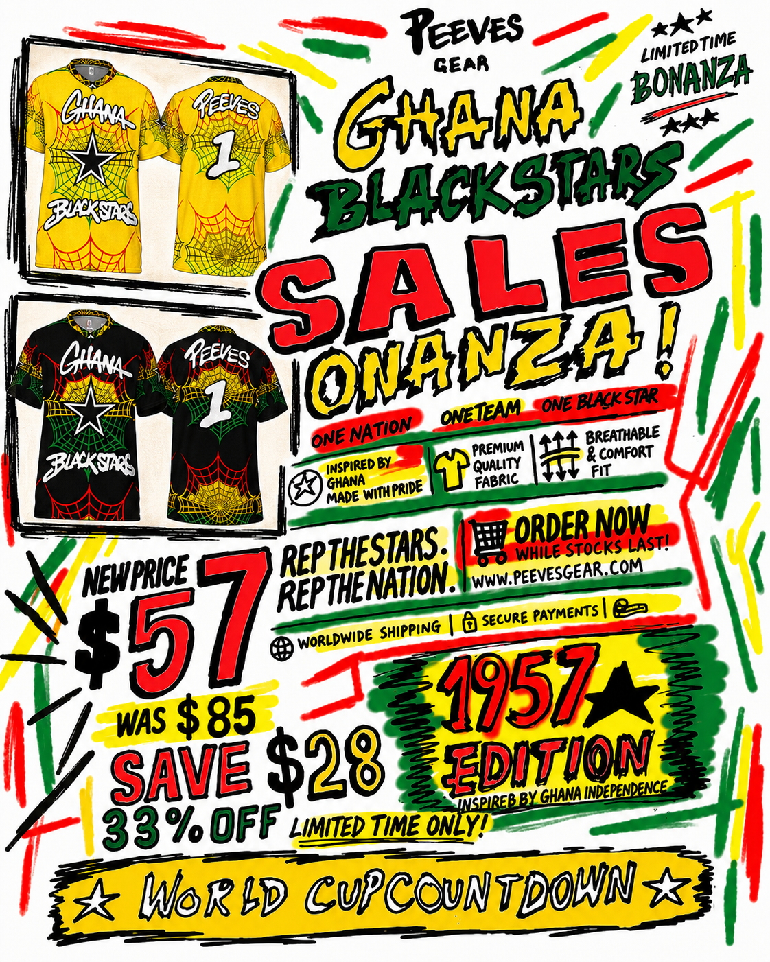 World Cup Countdown Sale
